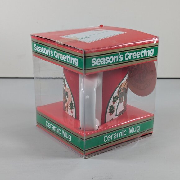 Woodward Canada Christmas mug Horse Holiday Mug Vintage Gift idea - Picture 3 of 14